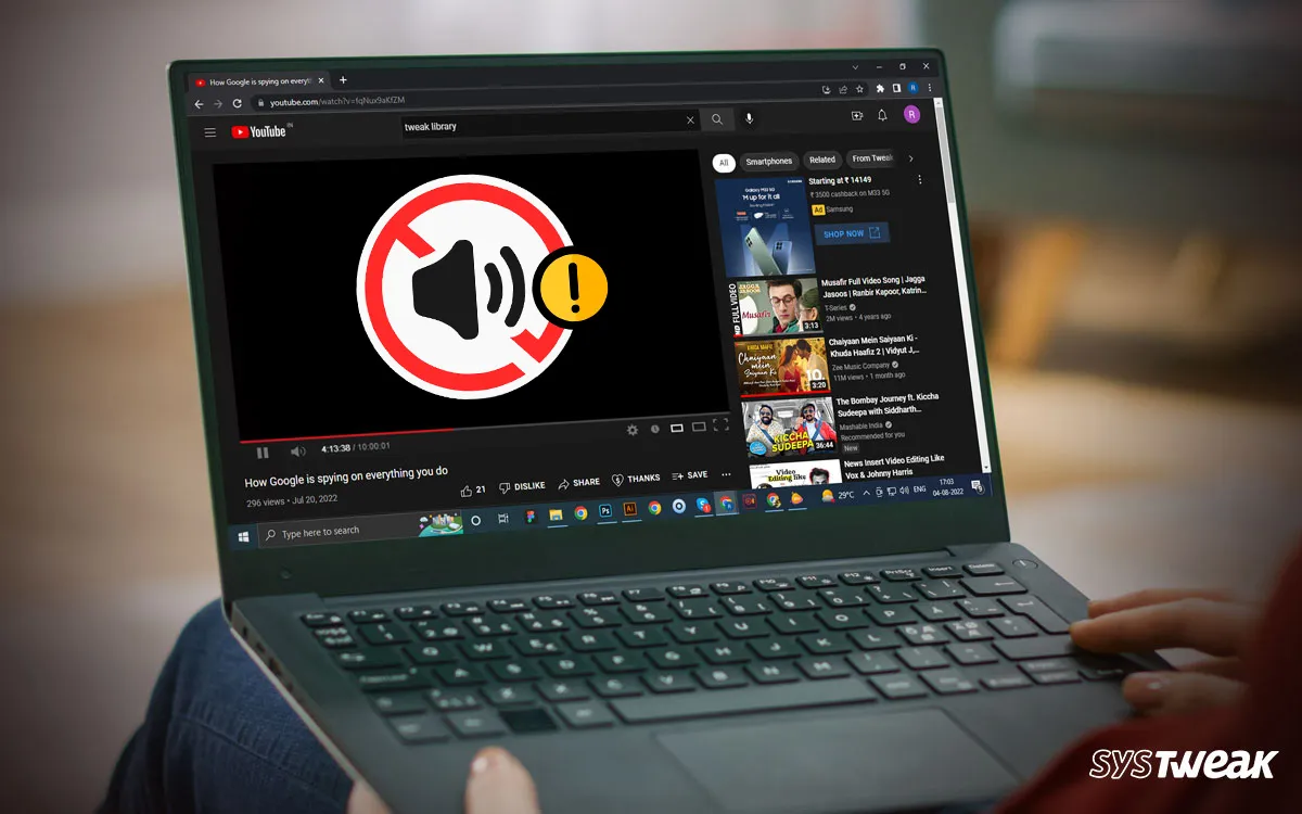 ¿Cómo solucionar ningún sonido en los videos de YouTube?